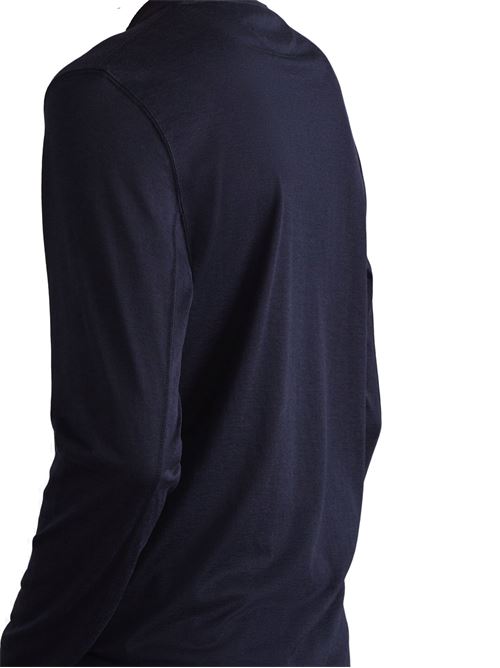 Midnight blue silk-cotton knit Brunello Cucinelli | MH8367433CD361